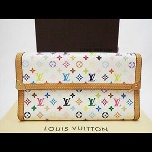 Louis Vuitton Murakami Trifold Porte Tresor